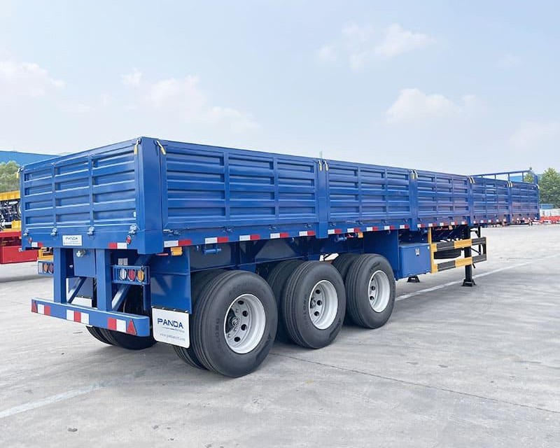 Dropside semi trailer